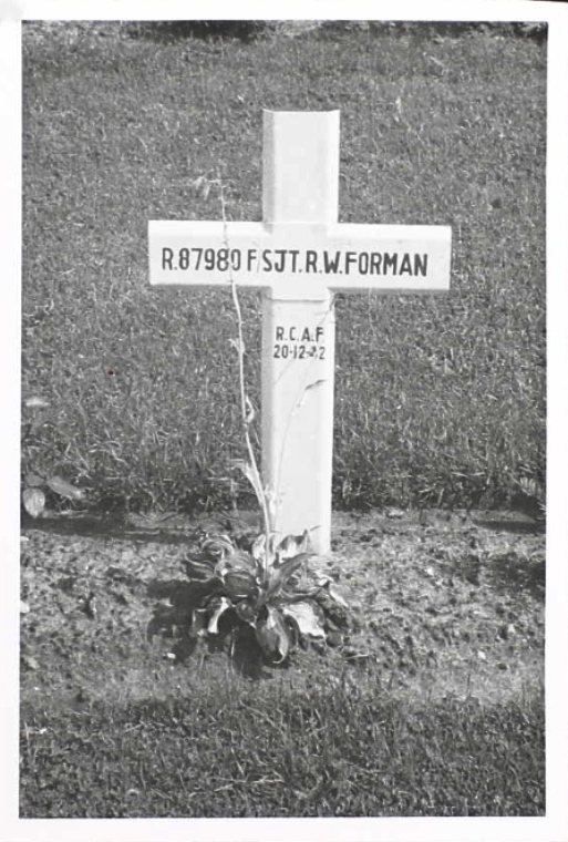Temporary grave marker
