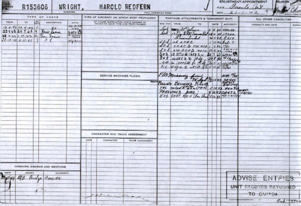 Record of Service (page 2)