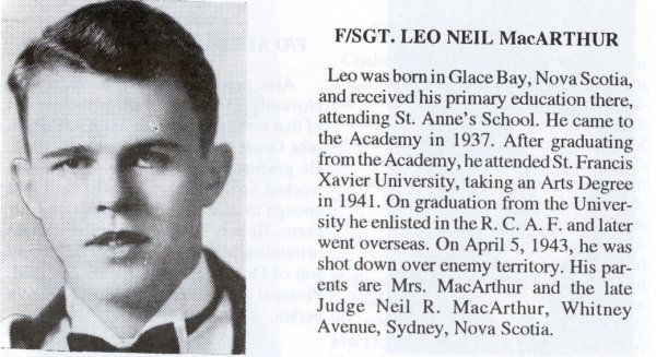 Photo of Leo Neil McArthur