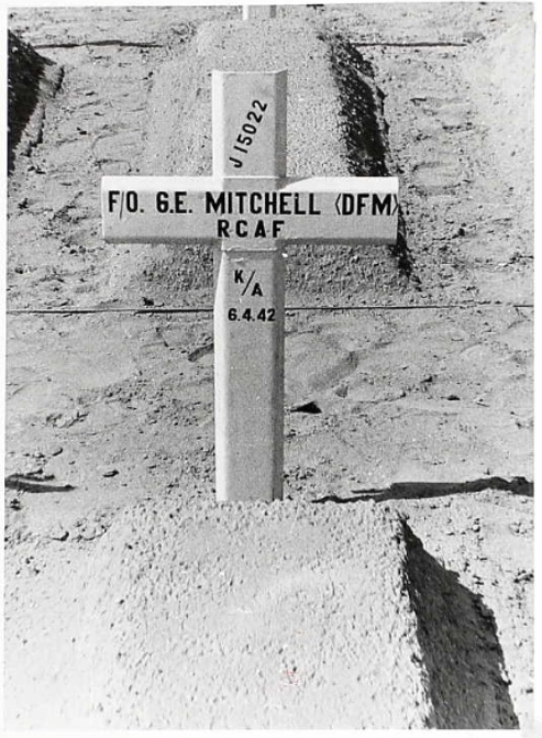 Temporary grave marker
