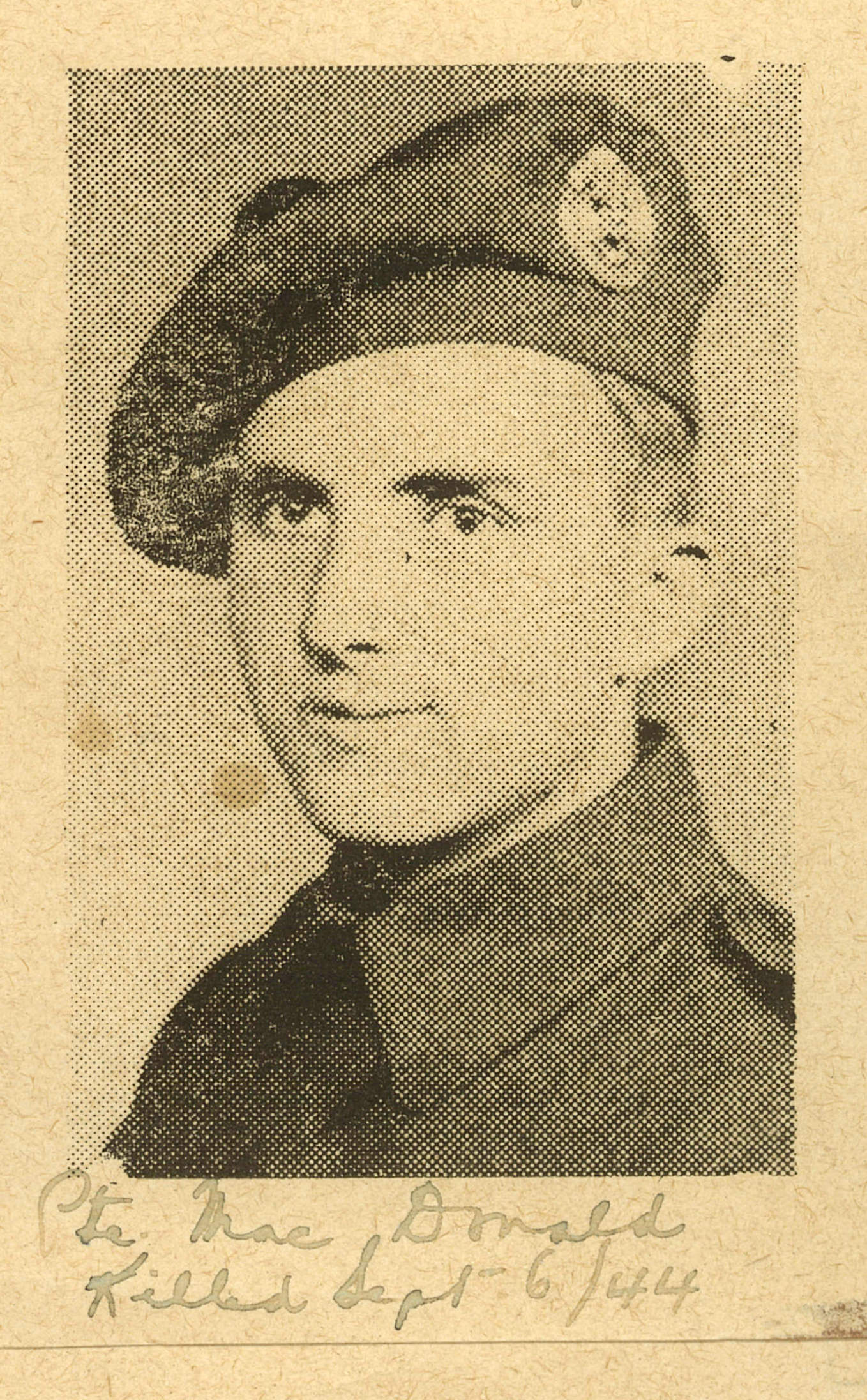 Photo of JOHN MALCOLM DONALD