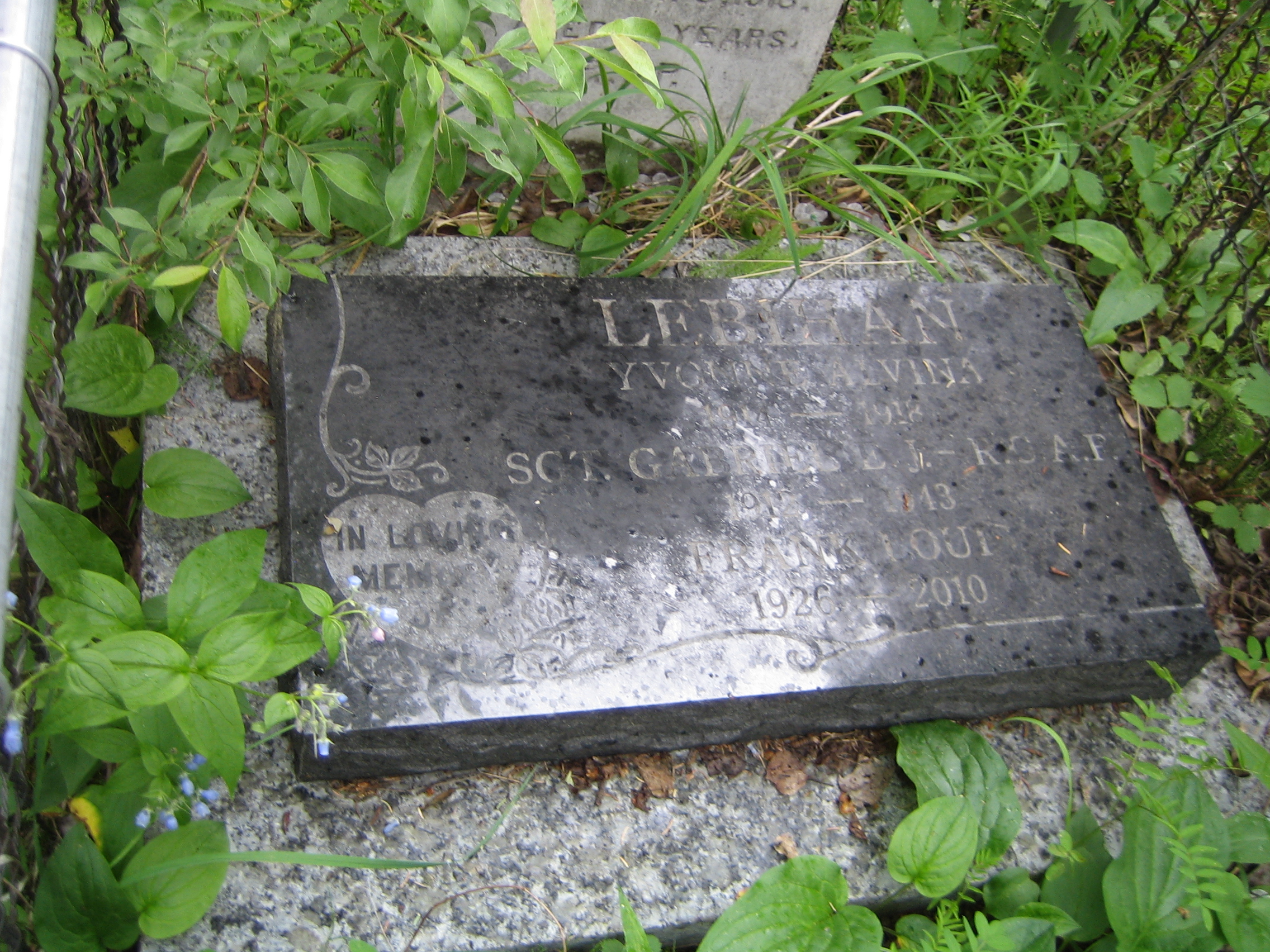 Grave marker