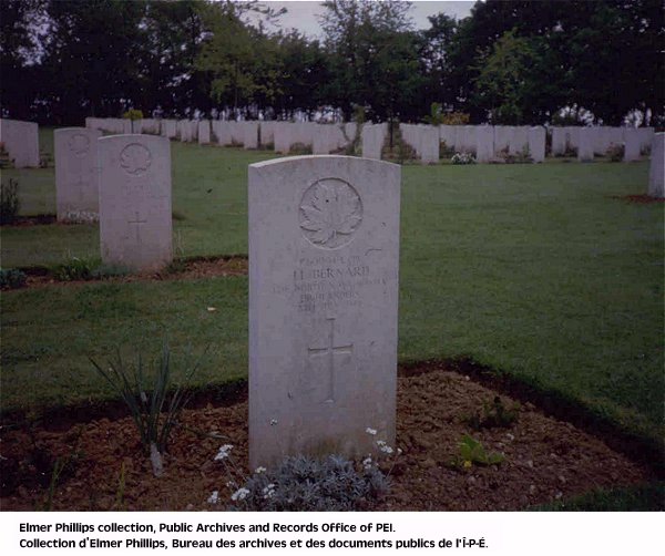 Grave marker for J.L. Bernard