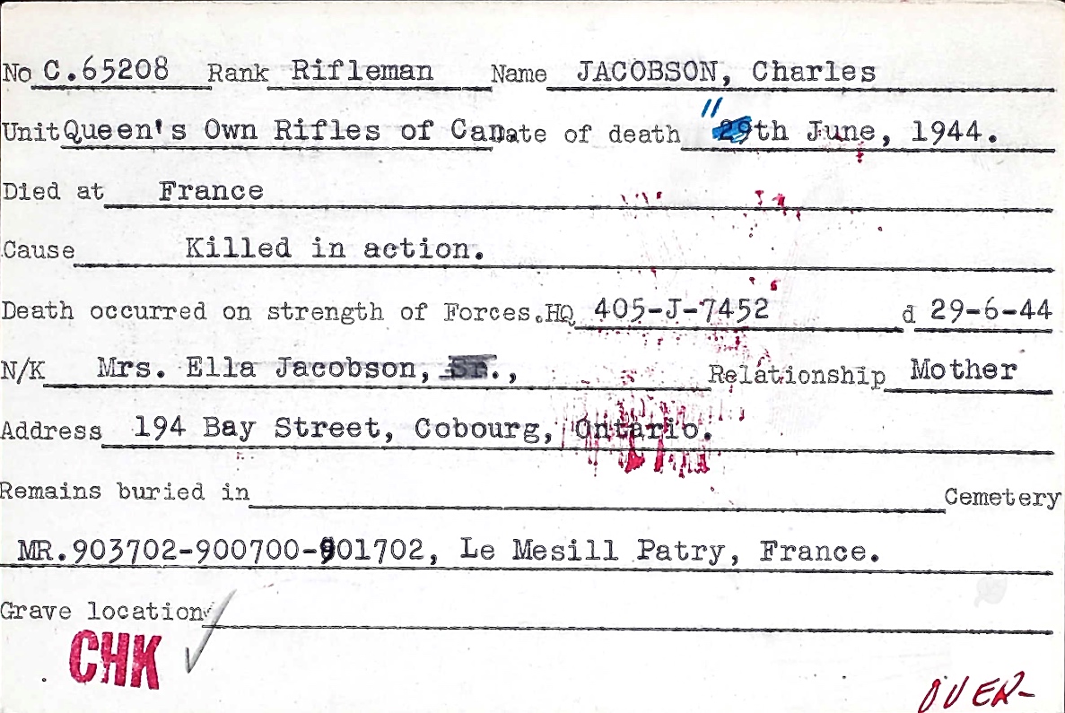 Circumstances of death