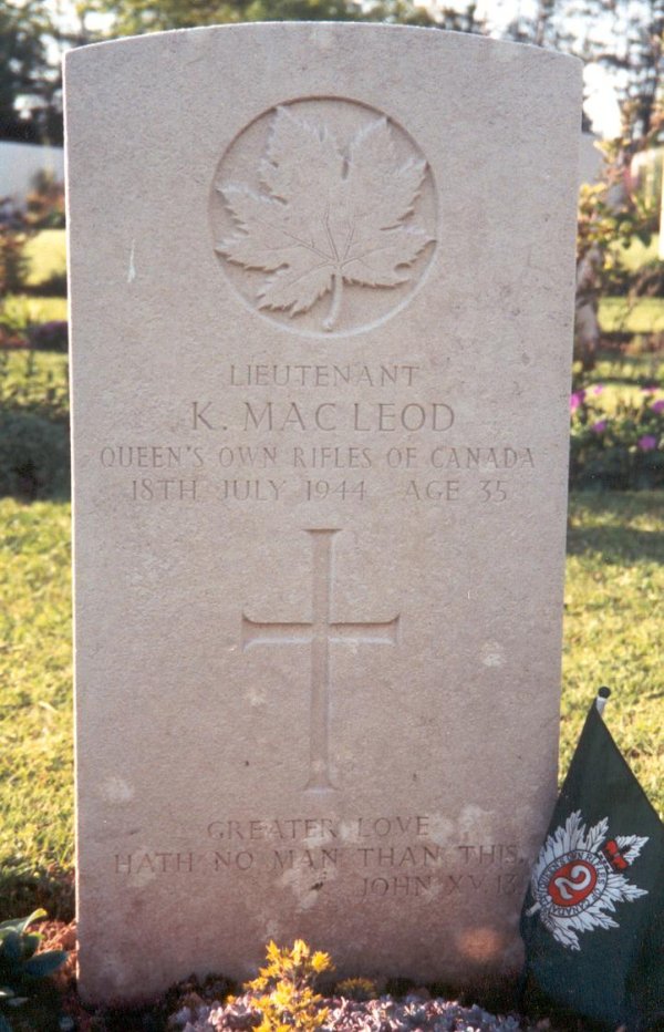 Gravemarker of Ken MacLeod