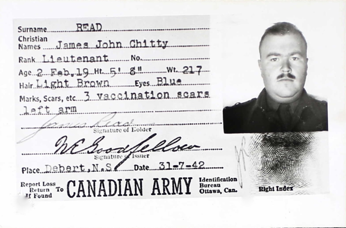Photo of JAMES JOHN CHITTY READ
