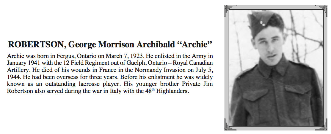 Photo of George Morrison Archibald Robertson