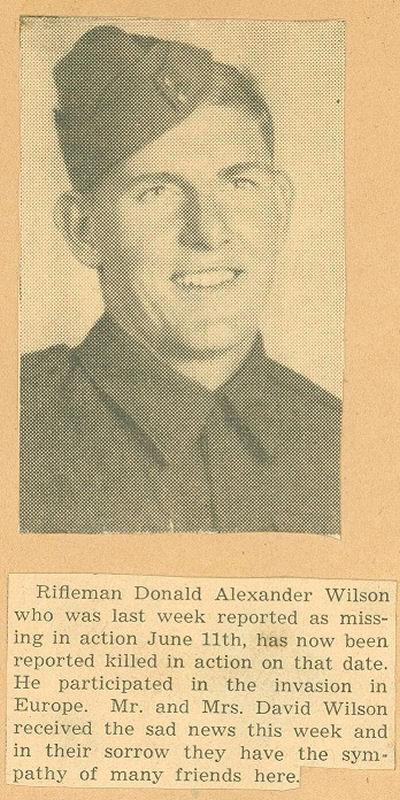 Photo of DONALD ALEXANDER WILSON