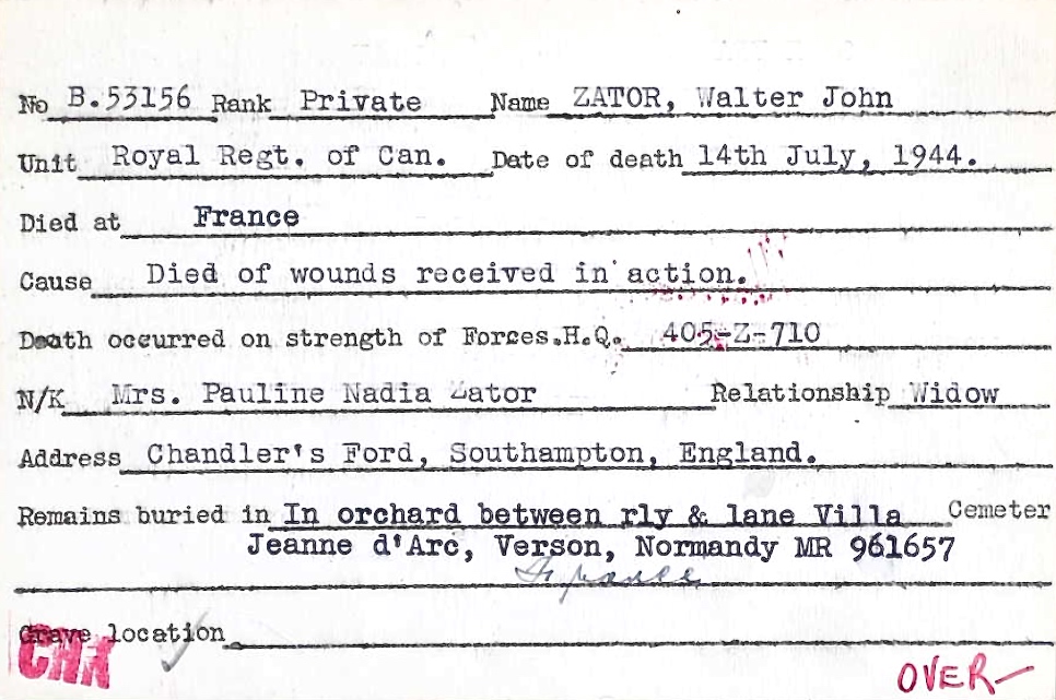 Circumstances of death