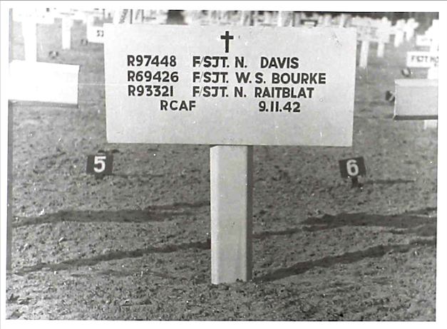Temporary grave marker