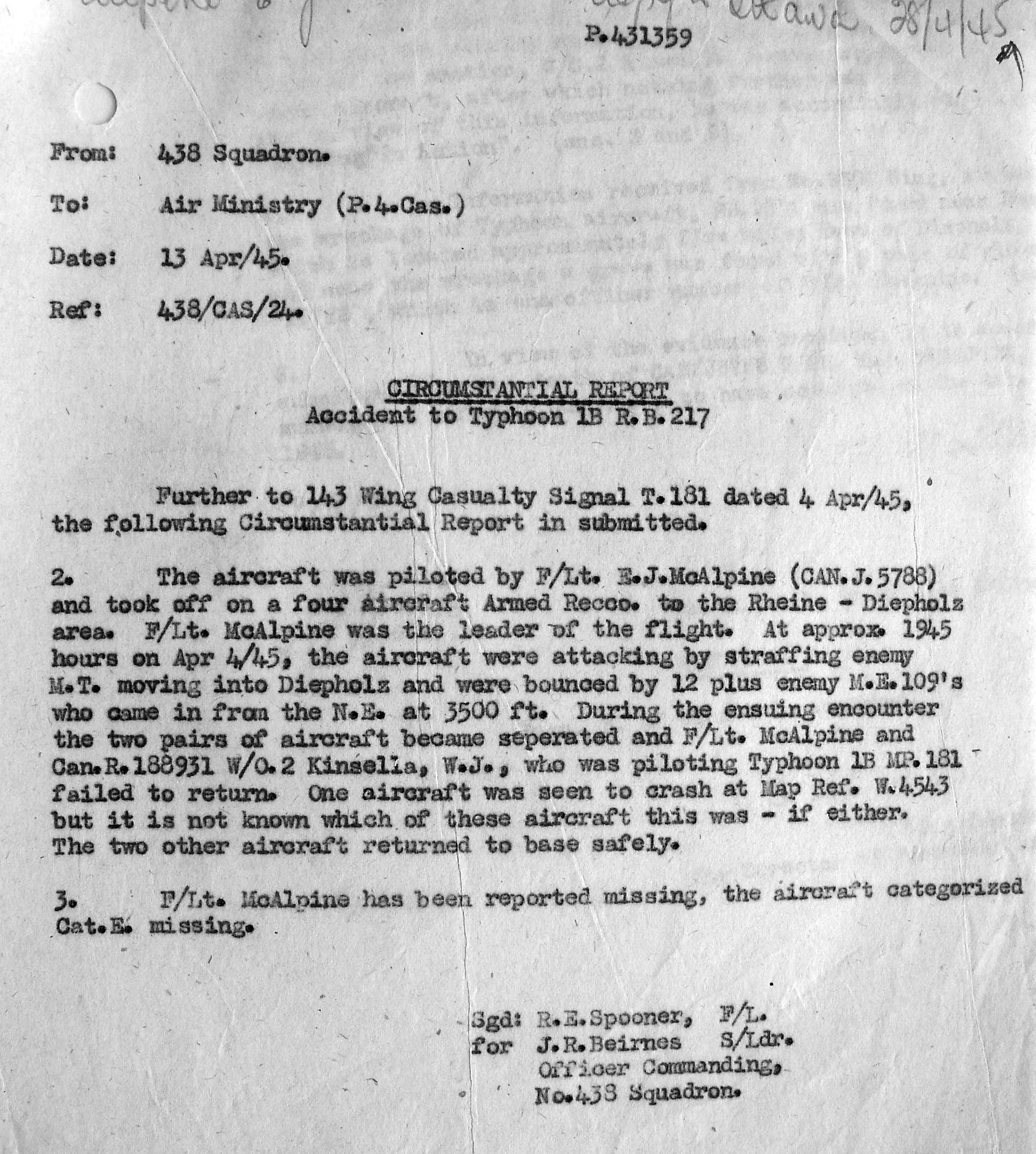 Circumstances of Death