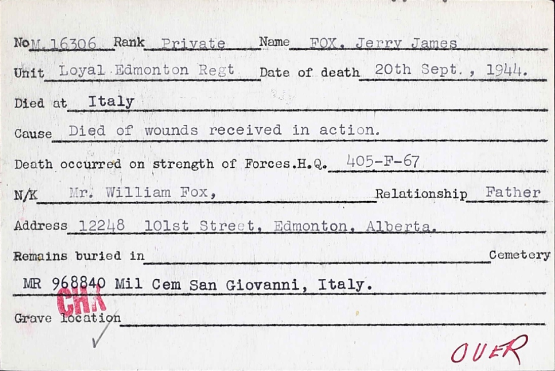 Circumstances of death