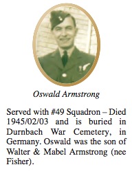 Photo of OSWALD WALTER ARMSTRONG