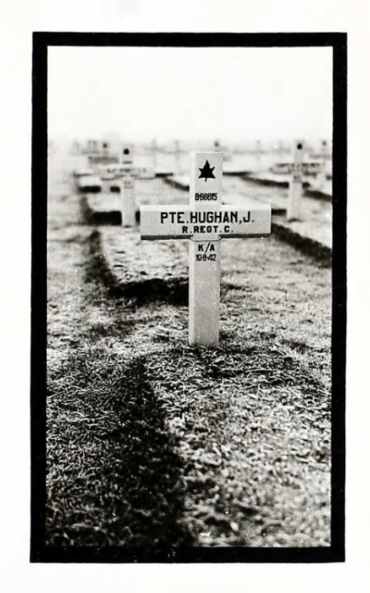 Temporary grave marker