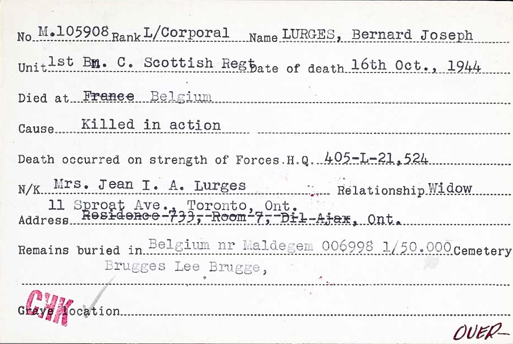 Circumstances of death