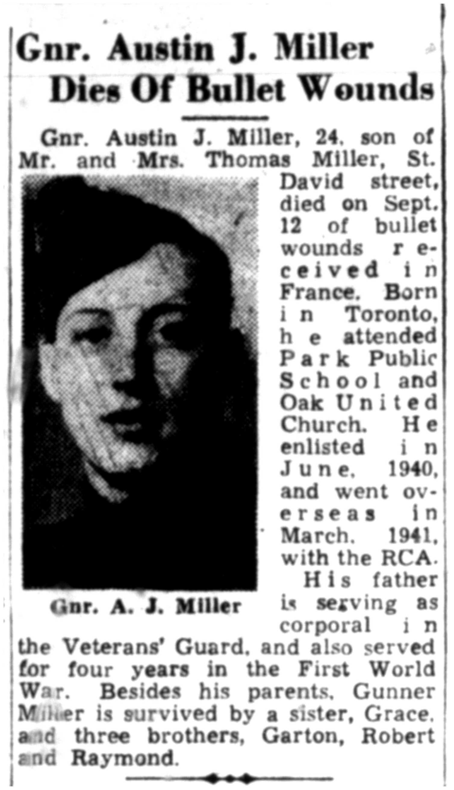 Photo of Austin James Miller