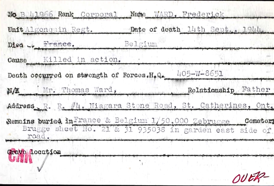 Circumstances of Death