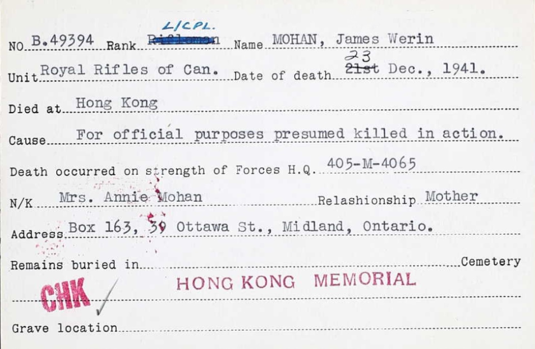 Circumstances of death