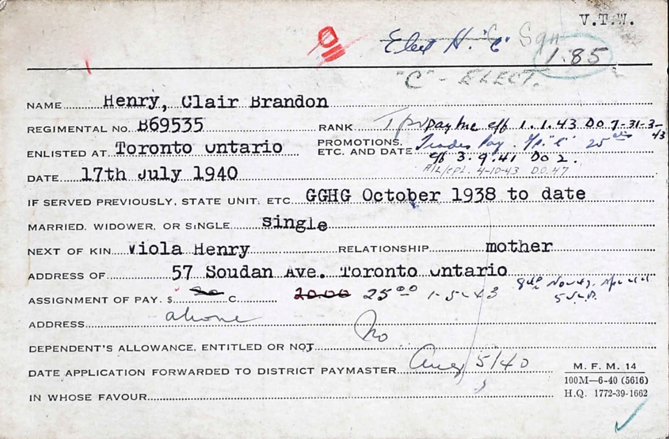 Photo of Clair Brandon Henry