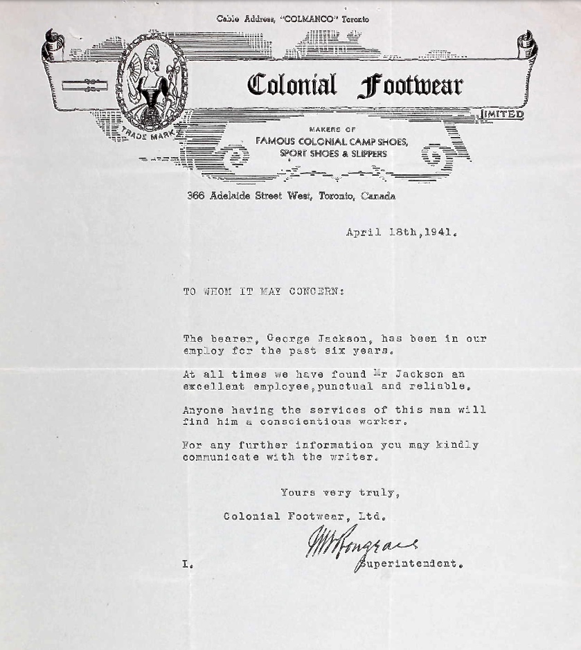 Letter of recommendation