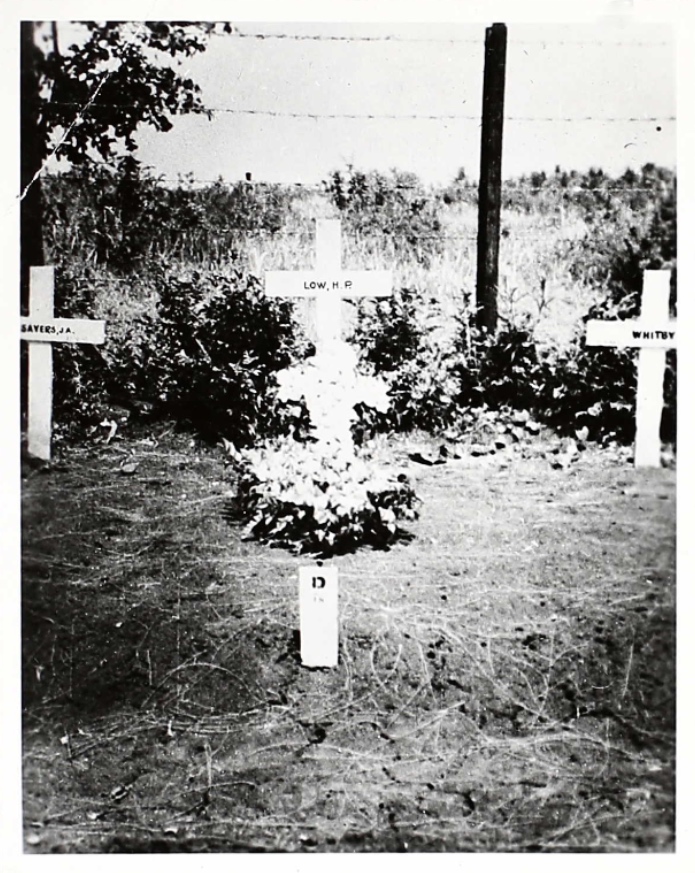 Temporary grave marker