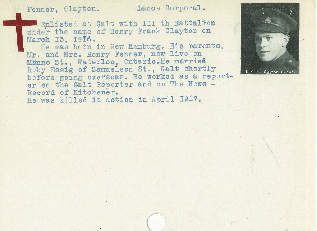 Photo of HARRY FRANK CLAYTON