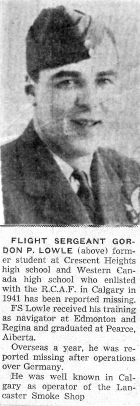 Photo of Gordon P. Lowle