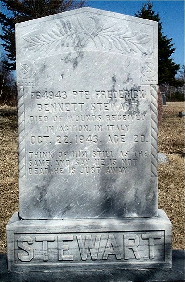 Memorial to Fredrick Stewart