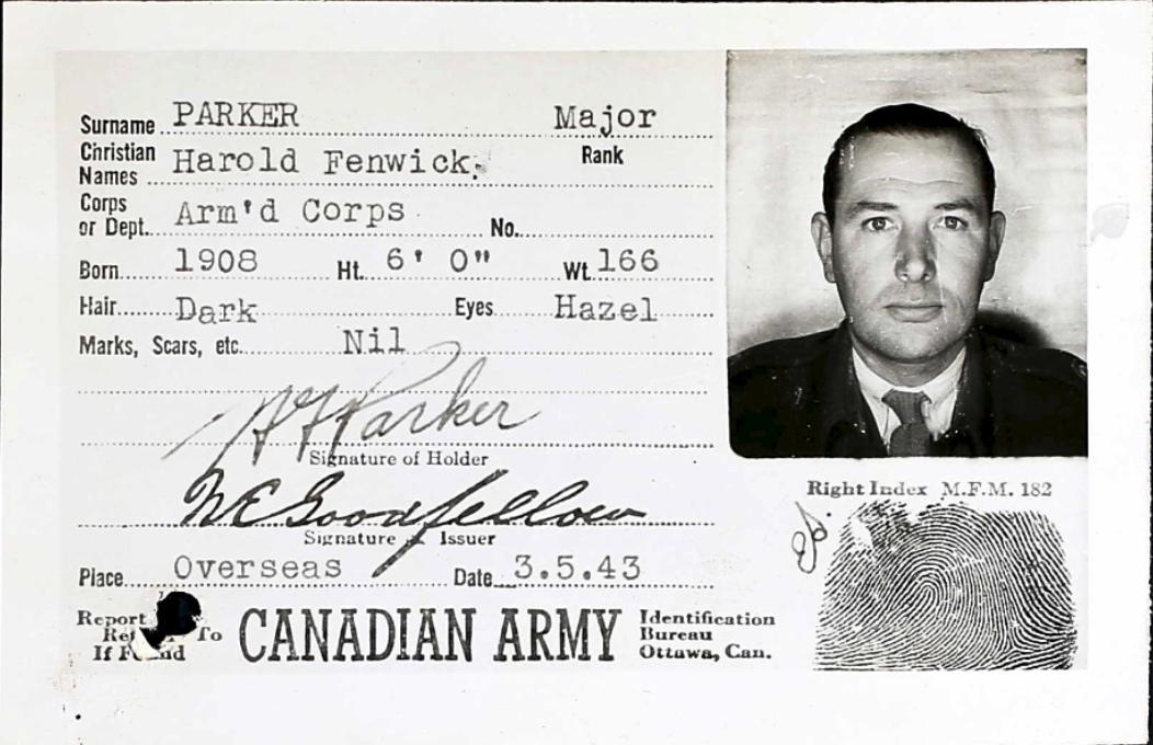 Photo of HAROLD FENWICK PARKER