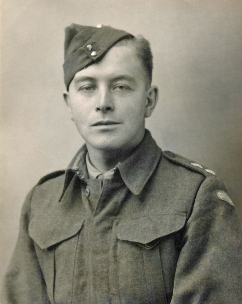 Émile Roger Pellerin in uniform.