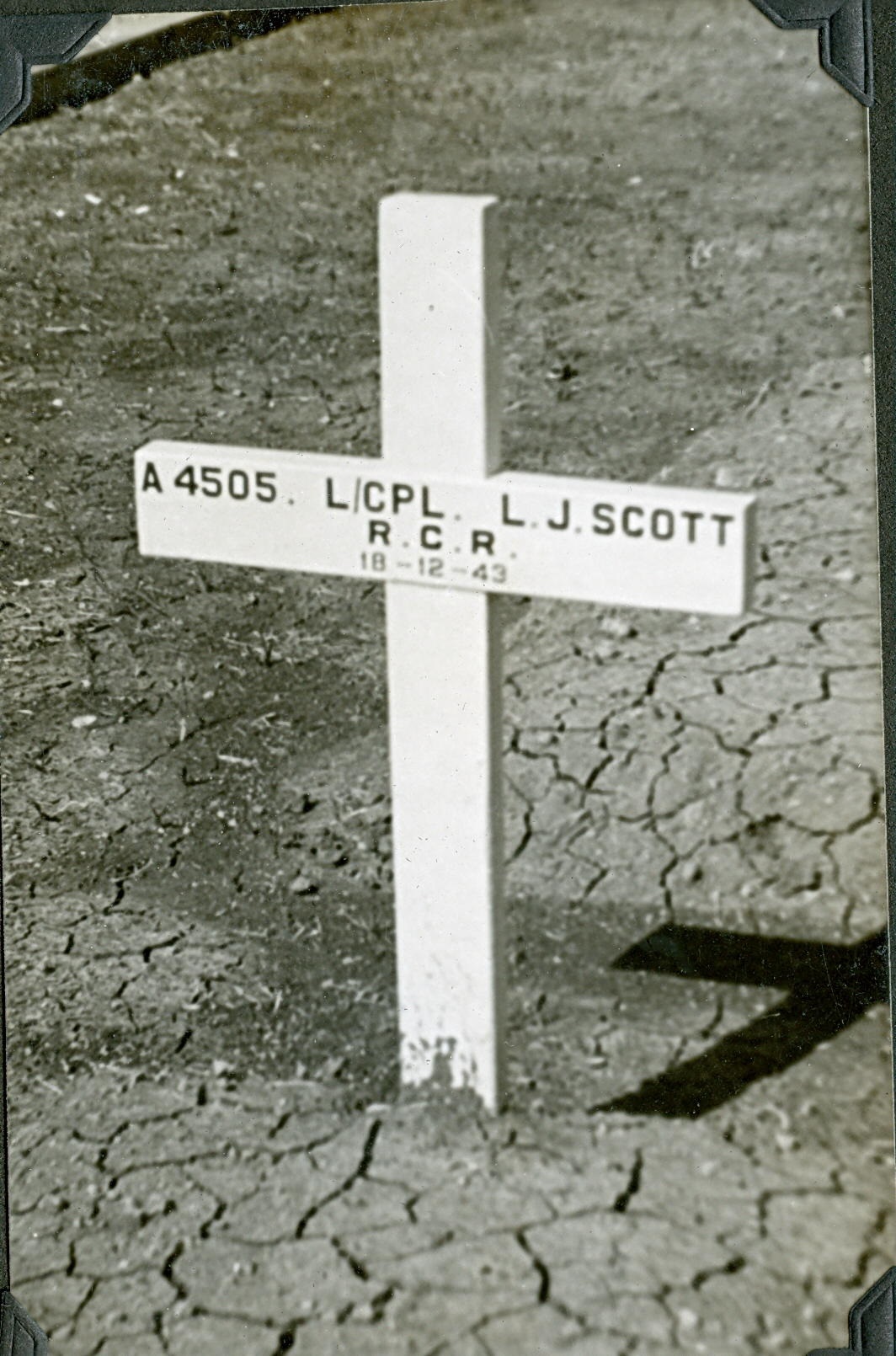 Temporary Grave Marker