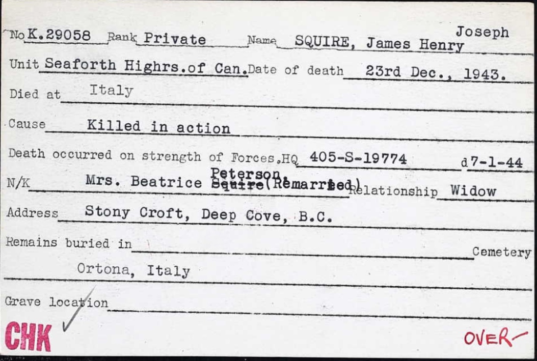 Circumstances of death registers