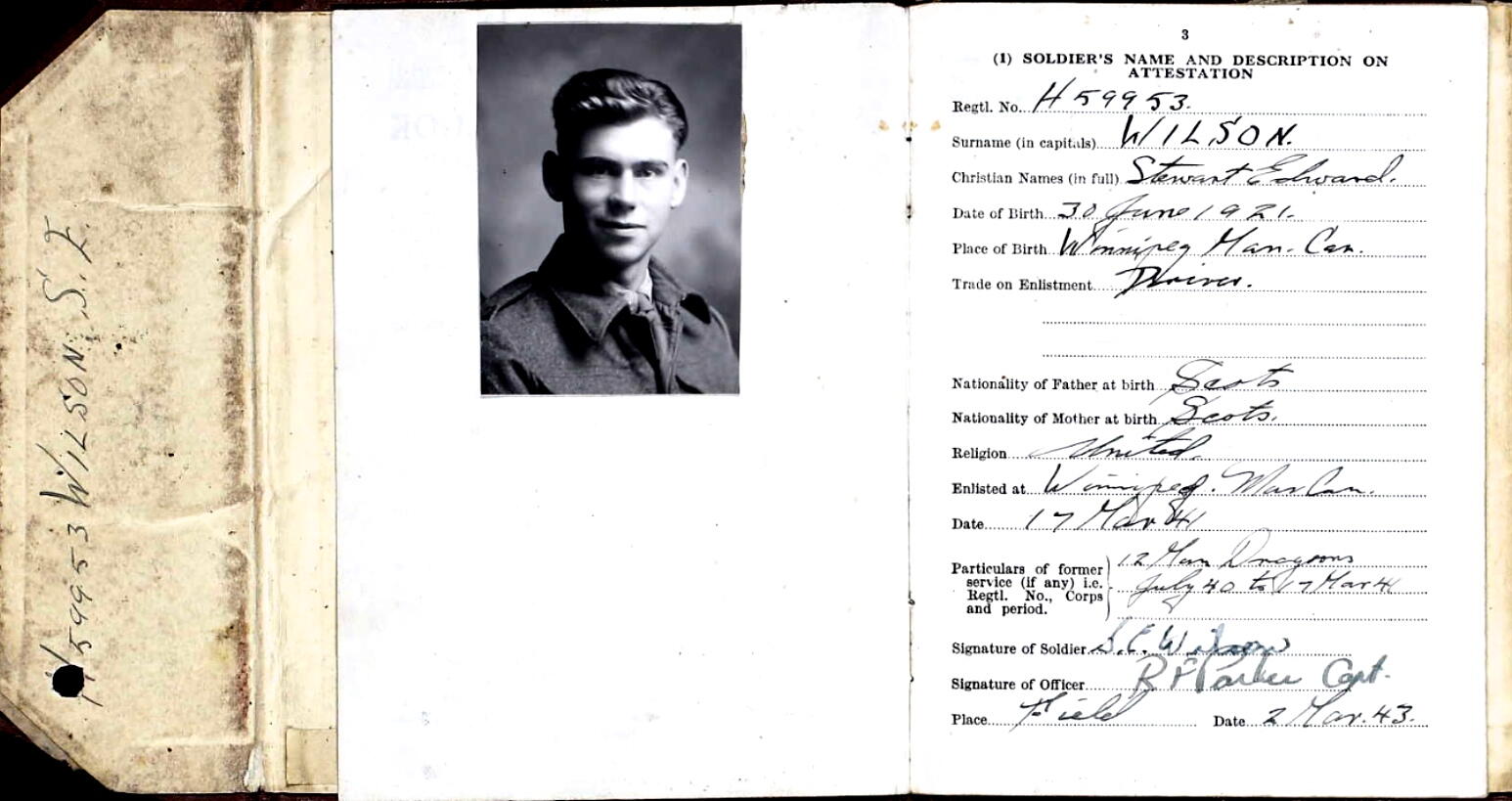 Stewart Edward Wilson Veterans Affairs Canada Stewart Edward Wilson Veterans Affairs Canada