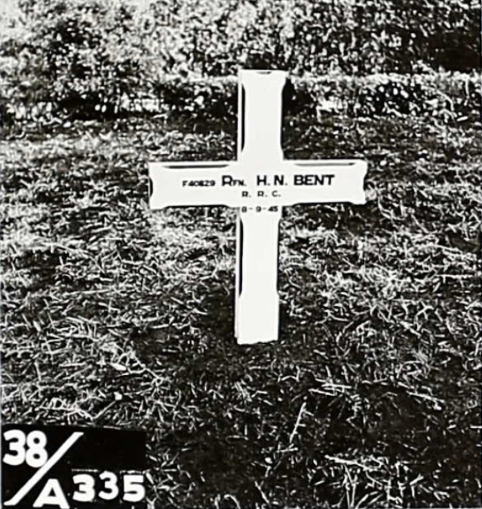Temporary grave marker