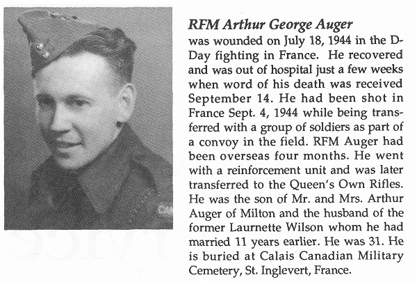 Photo of Arthur George Auger