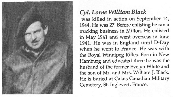 Photo of Lorne William Black