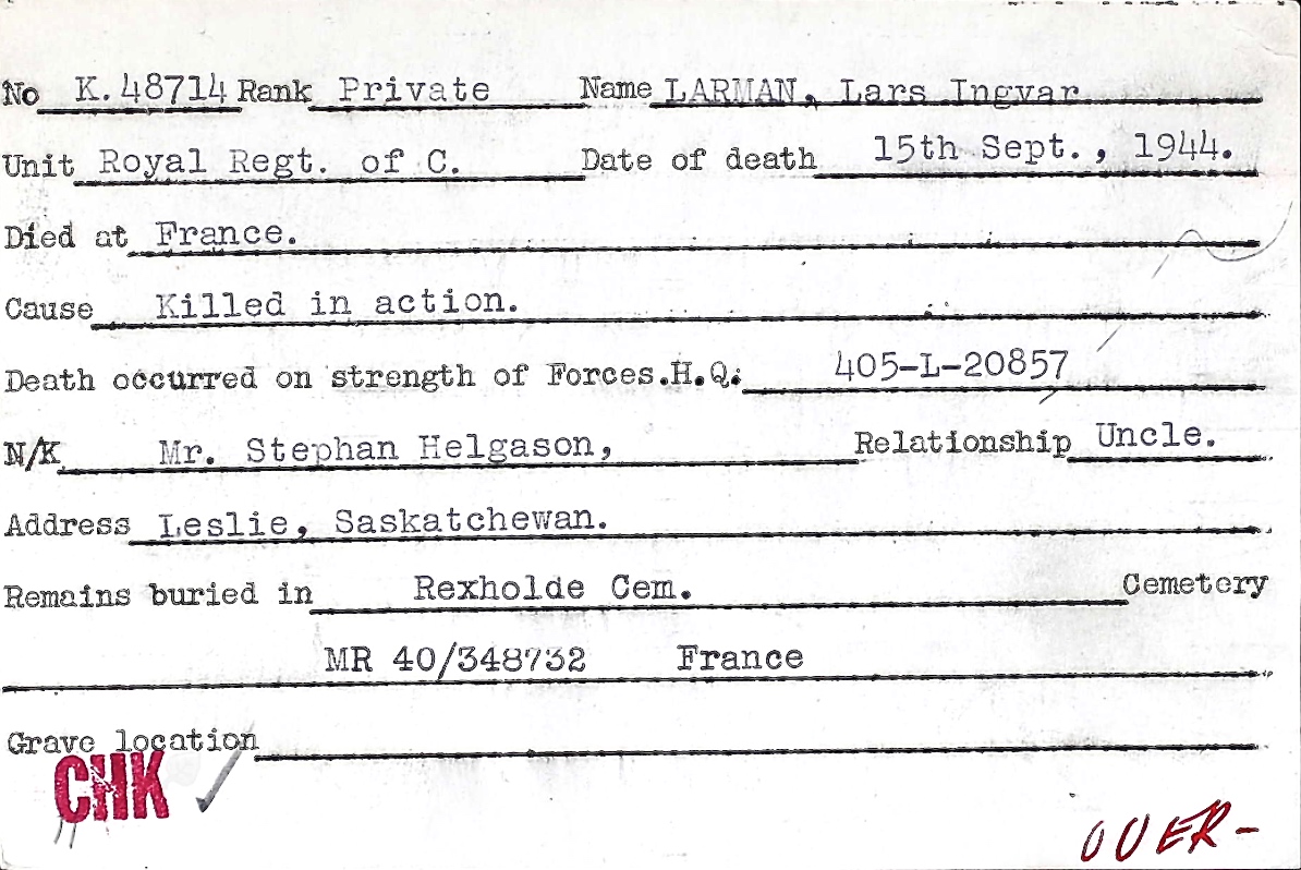 Circumstances of death