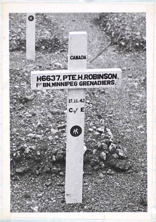 Temporary grave marker