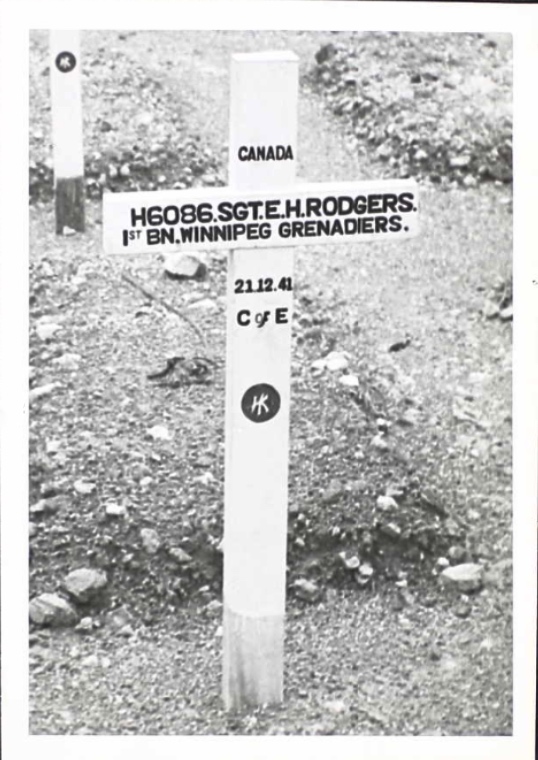 Temporary grave marker