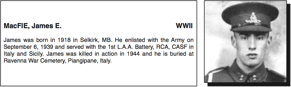 Photo of JAMES EDWARD MACFIE