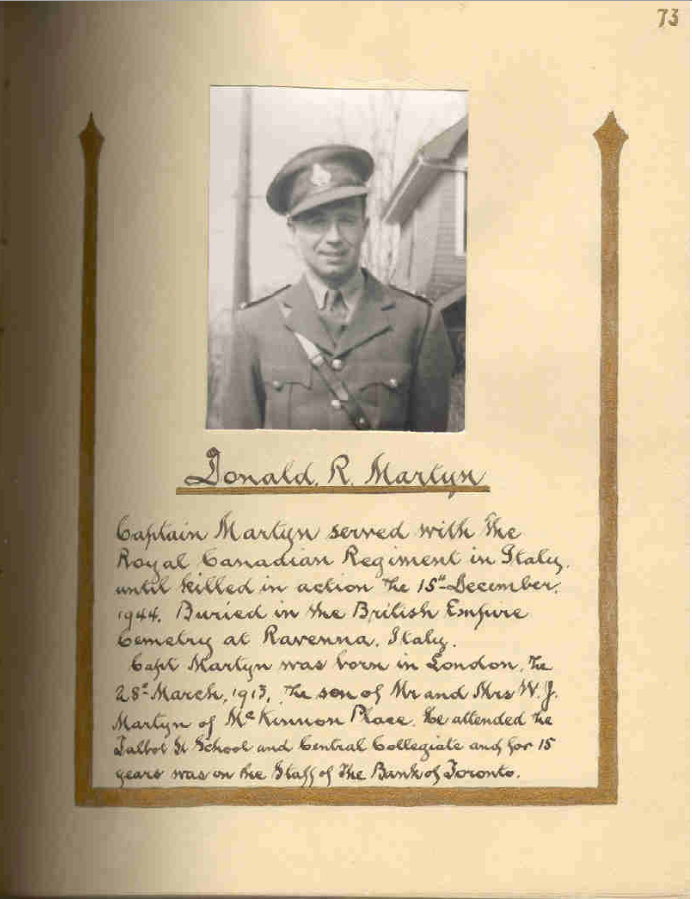 Photo of Donald Roy Martyn