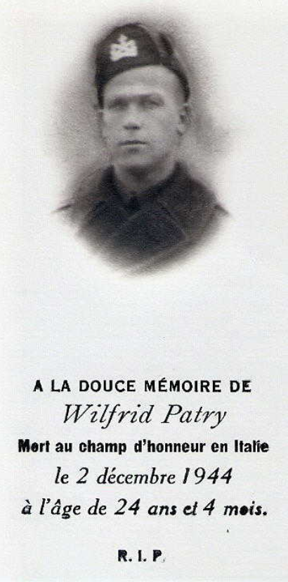 Photo of WILFRID PATRY