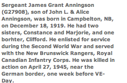 Photo of JAMES GRANT ANNINGSON