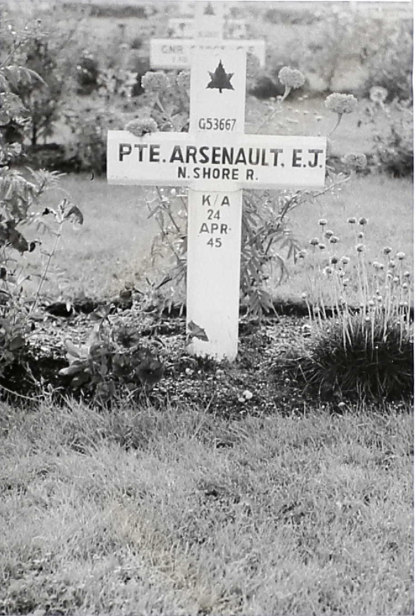 Temporary grave marker