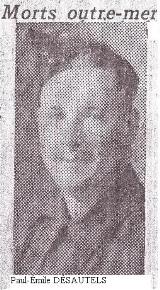 Photo of PAUL EMILE DESAUTELS