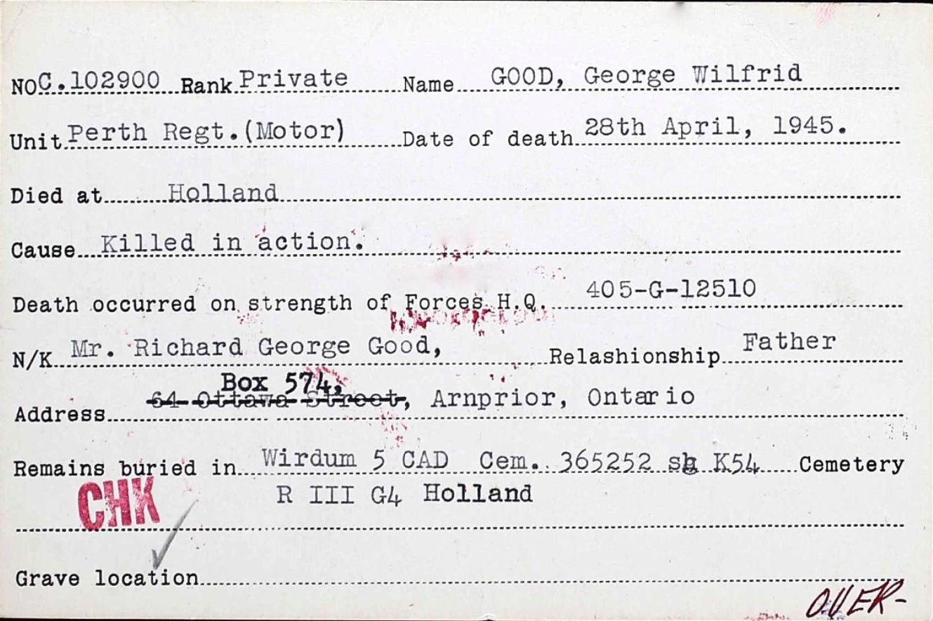 Circumstances of death