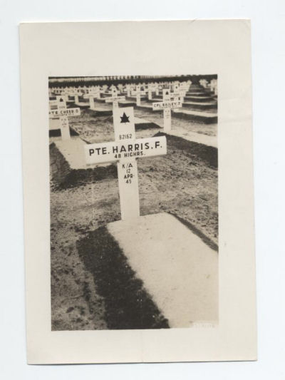 Temporary Grave Marker