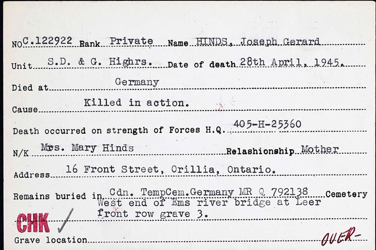 Circumstances of death