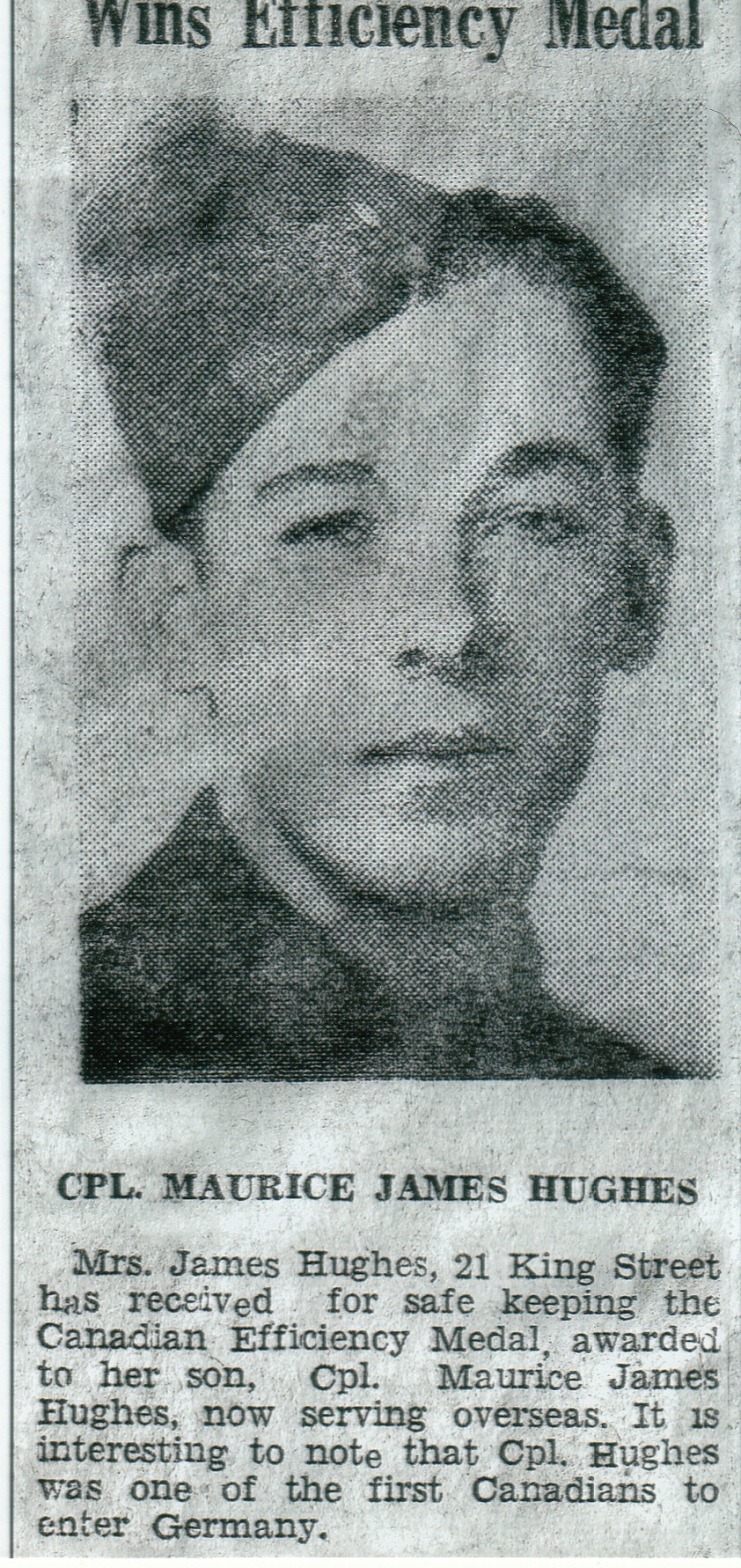 Photo of Maurice James Hughes