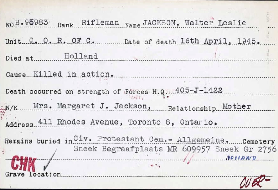 Circumstances of death